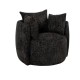 Fauteuil Restaurant Cafe Bar Et Horeca - Max Chenille Zwart